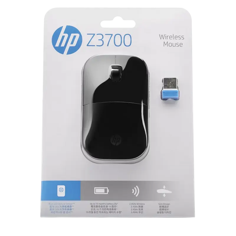 Mouse Wireless HP Z3700 Fără fir Negru