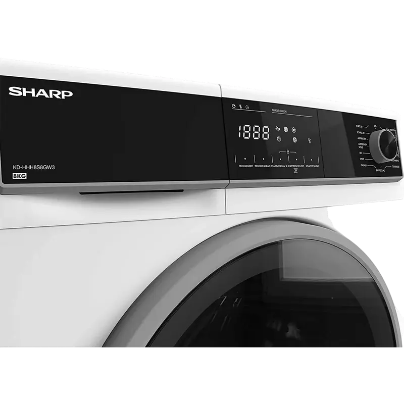 Сушильная машина Sharp KDHHH8S8GW3EE Белый