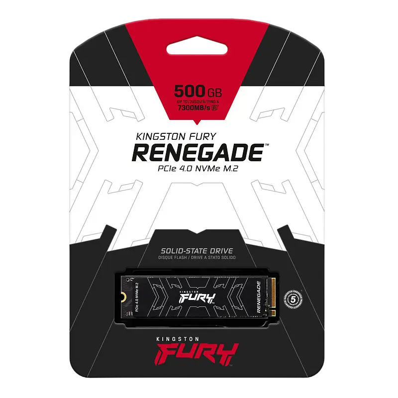 Накопитель SSD Kingston FURY Renegade Heat spreader 500GB