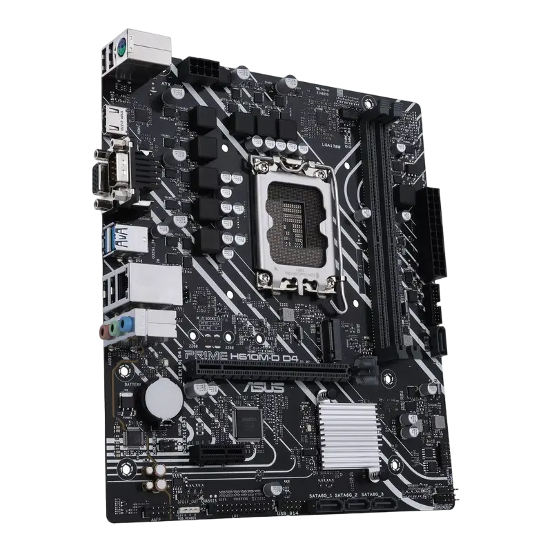 Материнская плата ASUS PRIME H610M-D D4 LGA1700 Micro-ATX