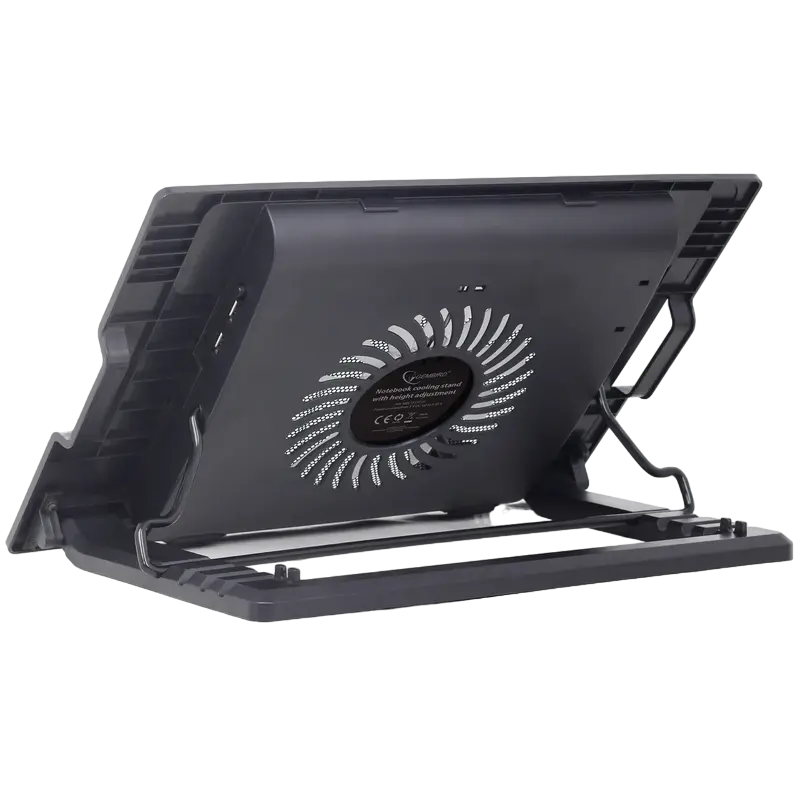 Охлаждающая подставка для ноутбука Gembird NBS-1F17T-01 17 Черный