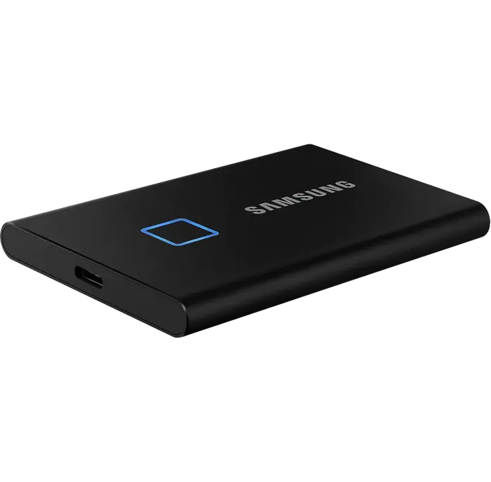 SSD portabil extern Samsung T7 Touch 1 TB Negru