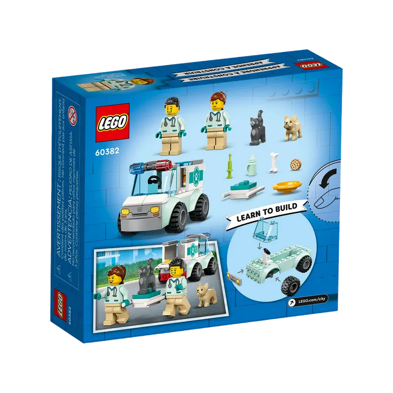 Конструктор LEGO Vet Van Rescue Разноцветный