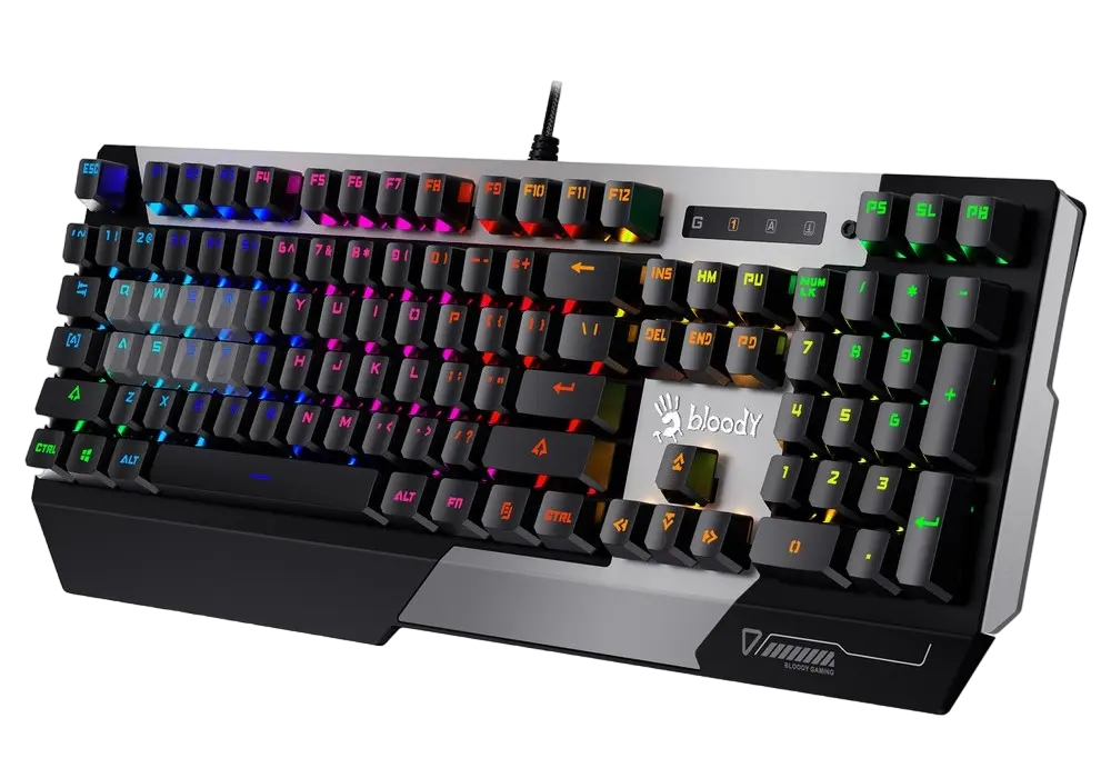 Tastatură Bloody B865R Mecanic Argintiu