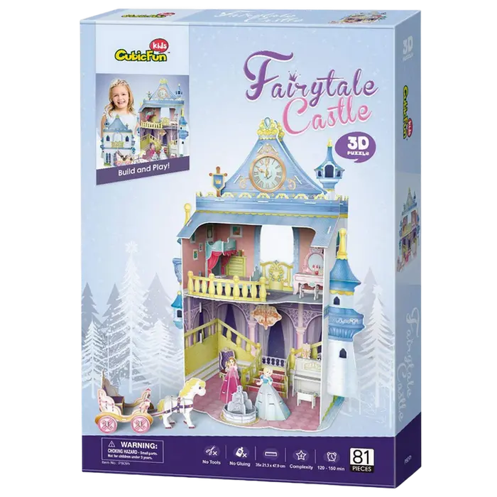 Puzzle 3D CubicFun Fairytale Castle