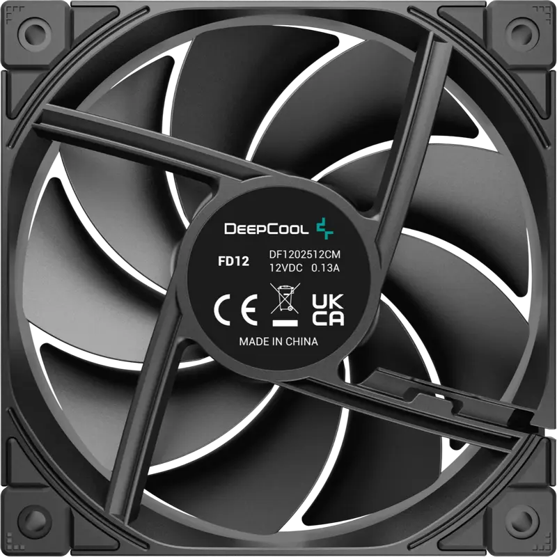 Вентилятор для ПК Deepcool FD12 120 мм Черный