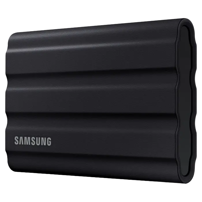 Внешний портативный SSD накопитель Samsung T7 Shield 1 ТБ Чёрный