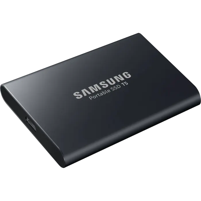 Внешний портативный SSD накопитель Samsung T5 1 ТБ Чёрный