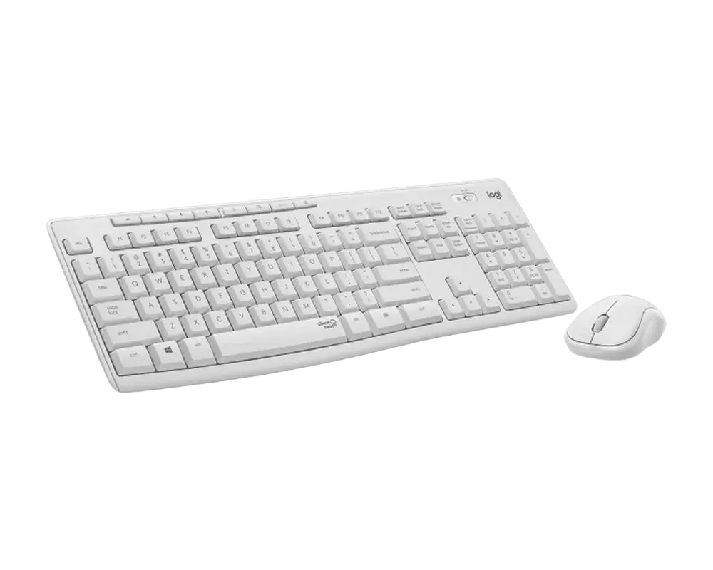 Клавиатура и мышь Logitech MK295 Мембрана Белый
