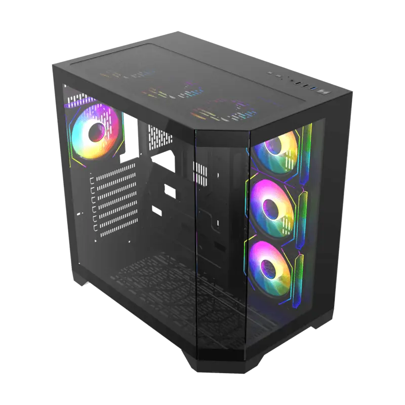 Carcasă PC Gamemax HYPE-A Midi-Tower Negru