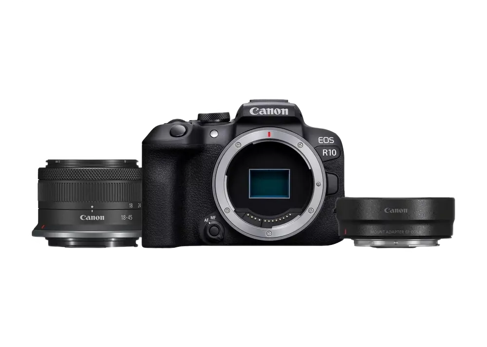 Беззеркальный фотоаппарат Canon EOS R10 & RF-S