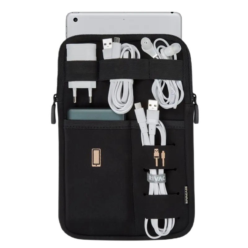 Organizator pentru calatorie Rivacase Antishock 8" Negru