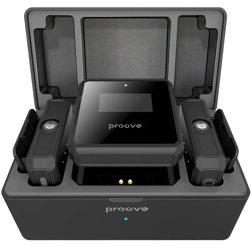 Портативный записывающий микрофон Proove Forum Беспроводной Черный