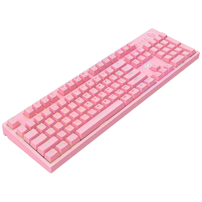 Tastatură Havit KB871L Mecanic Roz