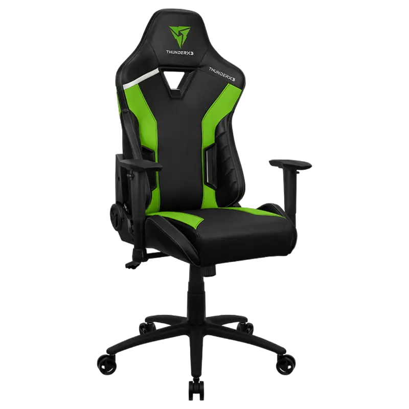 Игровое кресло ThunderX3 TC3 Искусственная кожа Черный/Зеленый