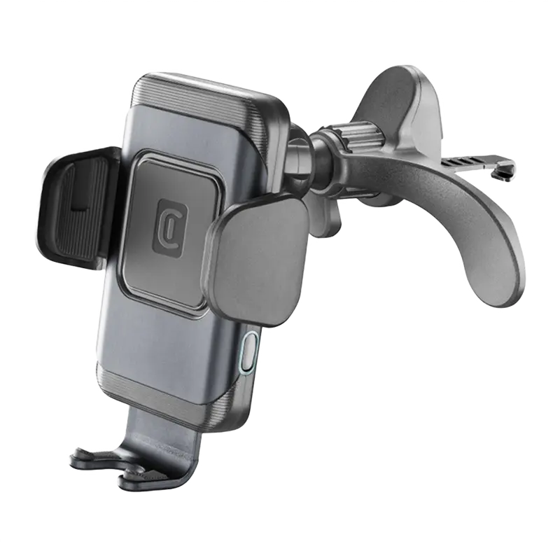 Автомобильный держатель Cellularline Hug Dual Pro 15W Черный