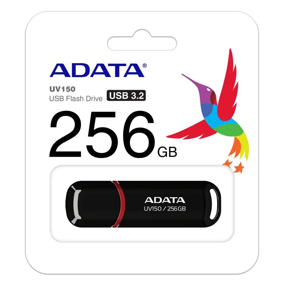 USB Flash накопитель ADATA UV150 128ГБ Чёрный
