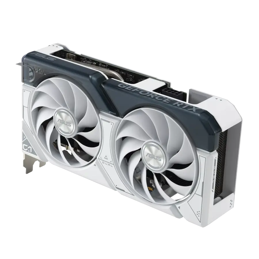 Placă video ASUS Dual GeForce RTX 4060 Ti White OC