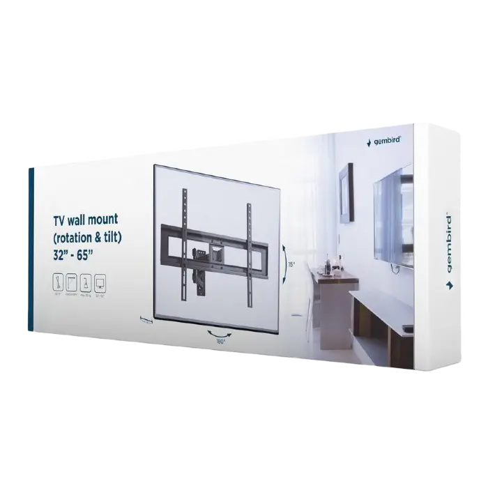 Кронштейн для телевизора Gembird WM-65RT-01 Черный