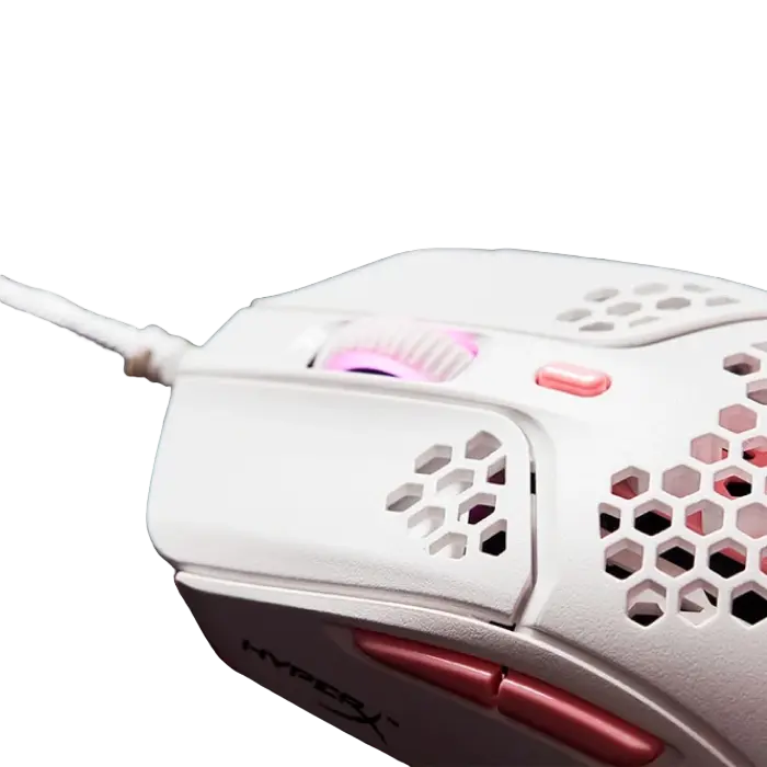 Игровая мышь HyperX Pulsefire Haste Проводное Белый/Розовый