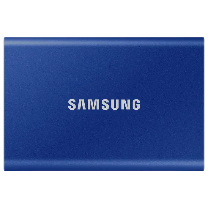 Внешний портативный SSD накопитель Samsung T7 1 ТБ Синий