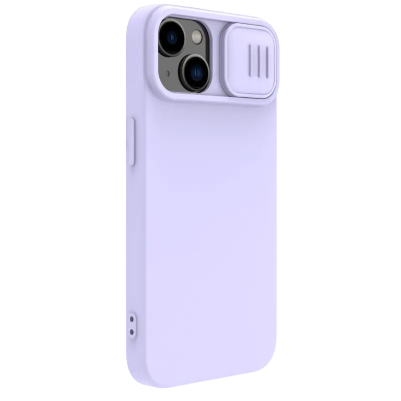 Чехол Nillkin Apple iPhone 15 Plus CamShield Silky Silicone CamShield Silky Misty Purple