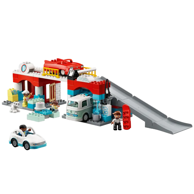 Constructor LEGO Parking Garage and Car Wash Multicolor