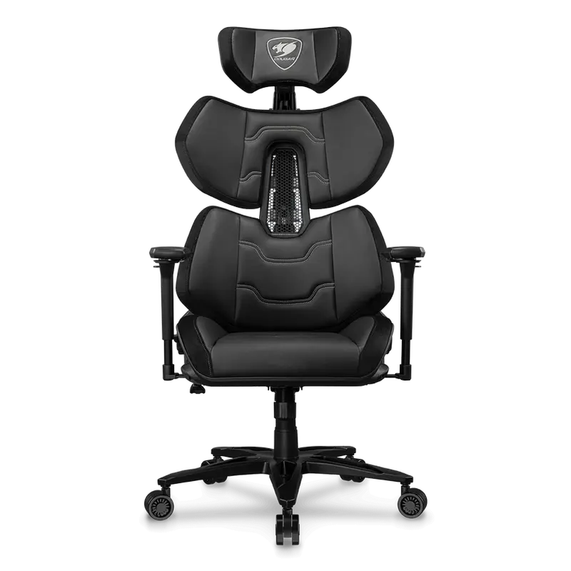 Игровое кресло Cougar Terminator Elite Искусственная кожа Чёрный | Серебристый