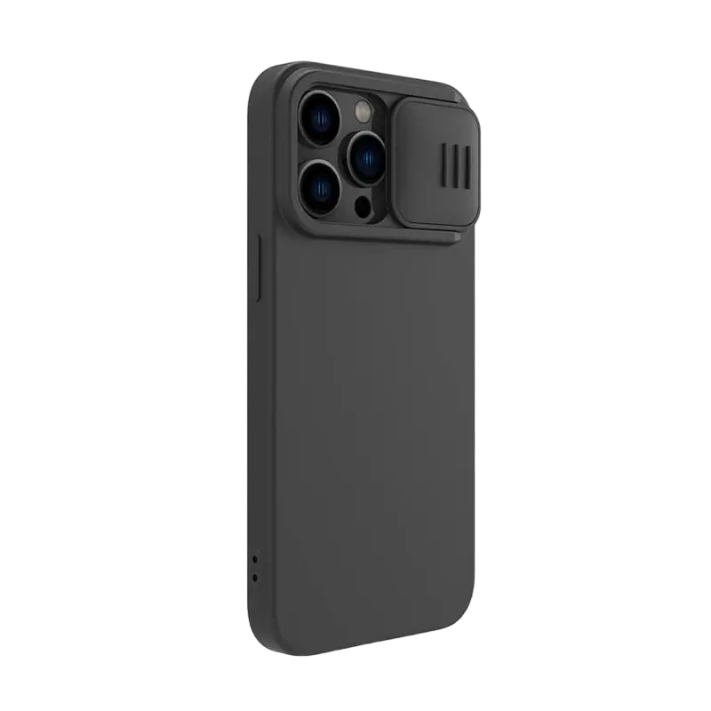 Husă Nillkin Apple iPhone 14 Pro Max CamShield Silky Silicone Camshield Negru