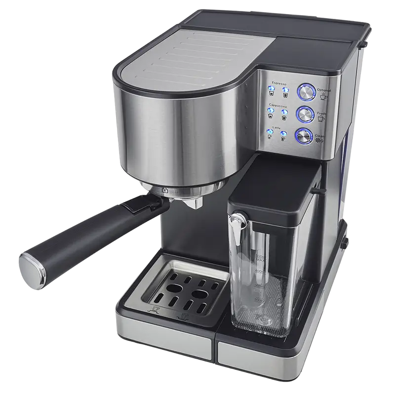 Кофеварка рожковая Polaris PCM 1536E Нержавеющая сталь