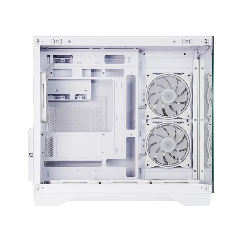 Компьютерный корпус Chieftec Visio, Midi-Tower, Без блока питания, Белый