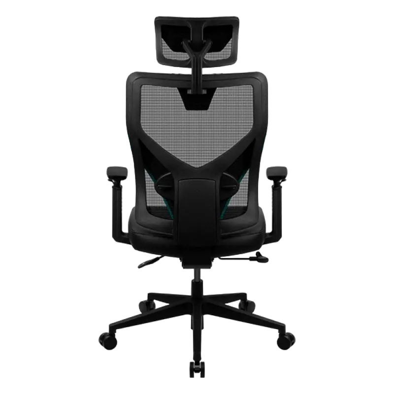 Игровое кресло ThunderX3 Yama1 Искусственная кожа Чёрный/Голубой