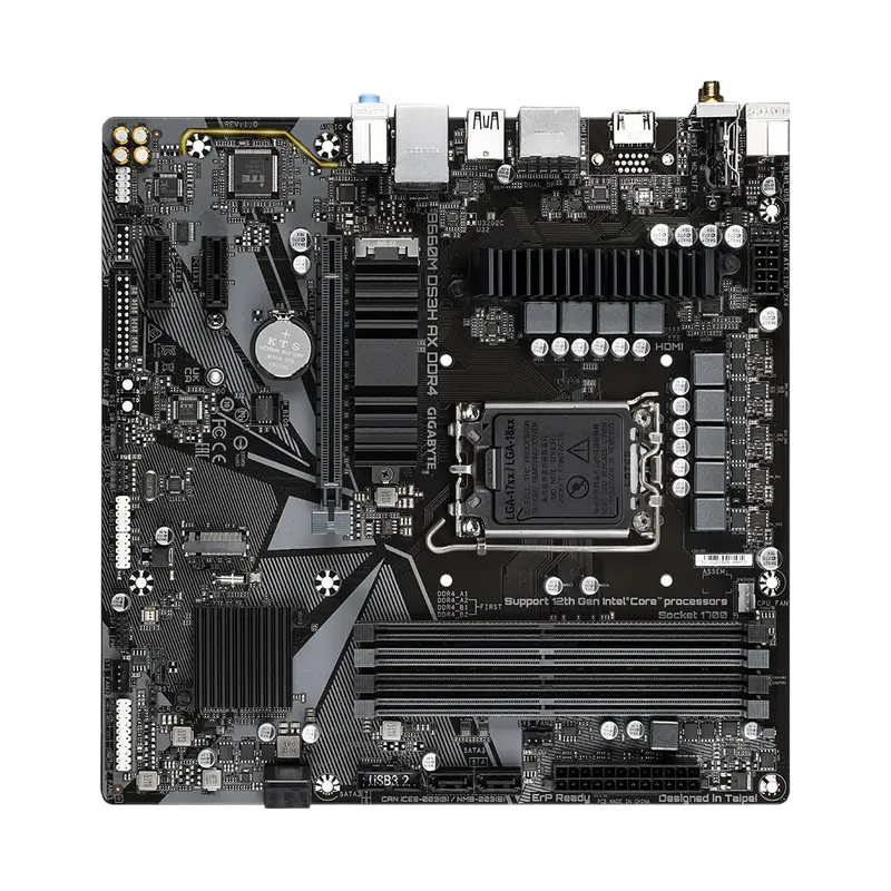 Placă de bază Gigabyte B660M DS3H AX DDR4 LGA1700 Micro-ATX