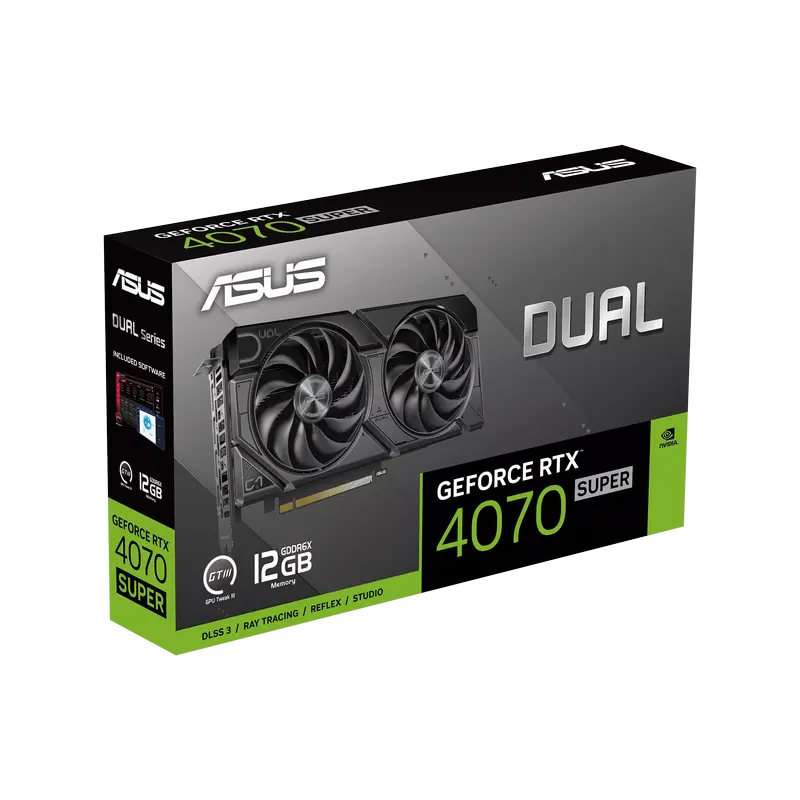 Видеокарта ASUS Dual GeForce RTX 4070 SUPER EVO