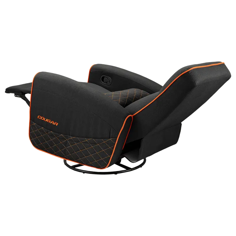 Игровое кресло Cougar FIDOM Имитация льна Черный | Оранжевый