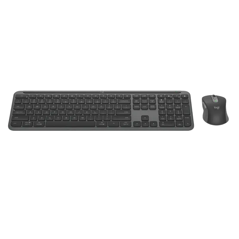Set Tastatură + Mouse Logitech MK950 Membrană Gri