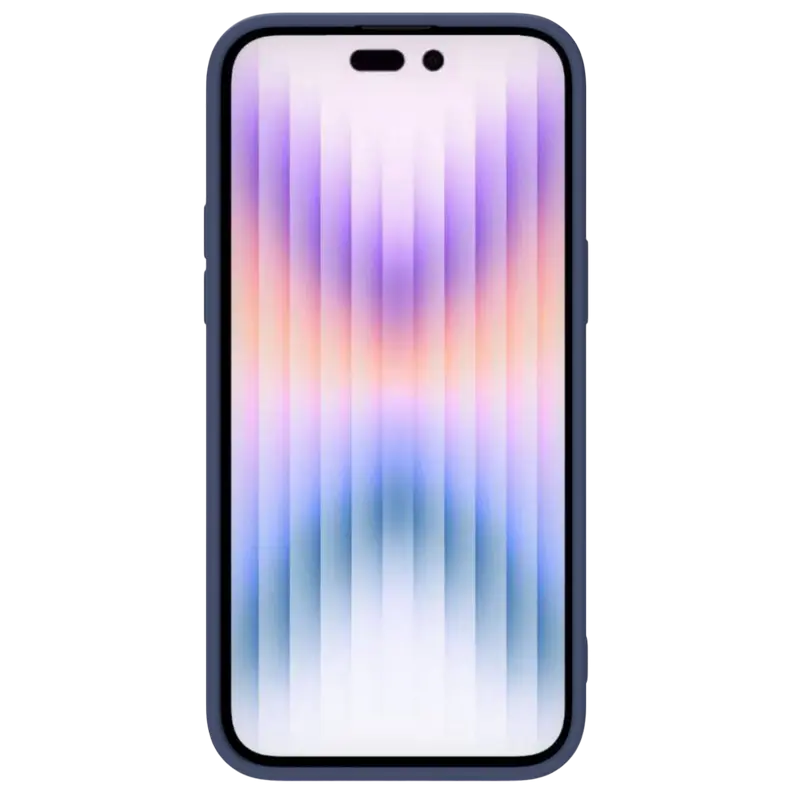 Husă Nillkin Apple iPhone 15 Pro CamShield Silky Silicone CamShield Silky Albastru Marin