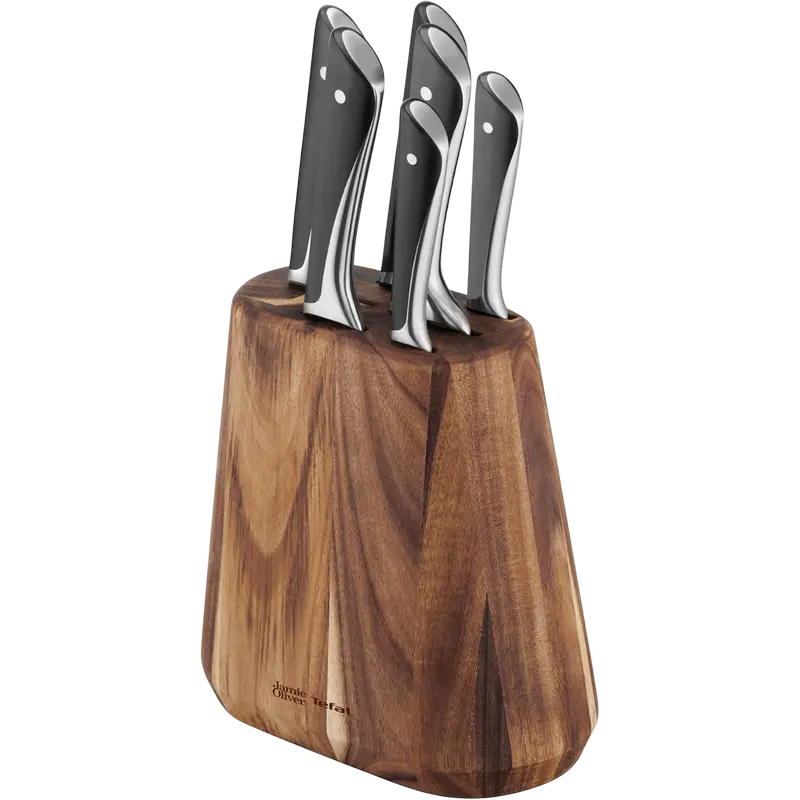 Set de Cuțite Tefal K267S656 Jamie Oliver Negru