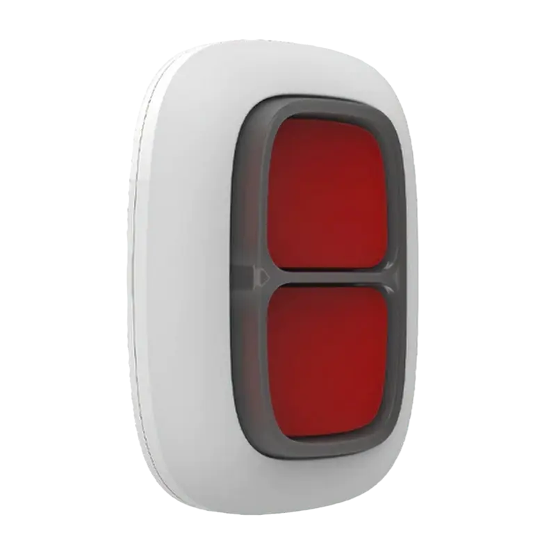Buton de urgență Ajax Alarm "DoubleButton" Alb