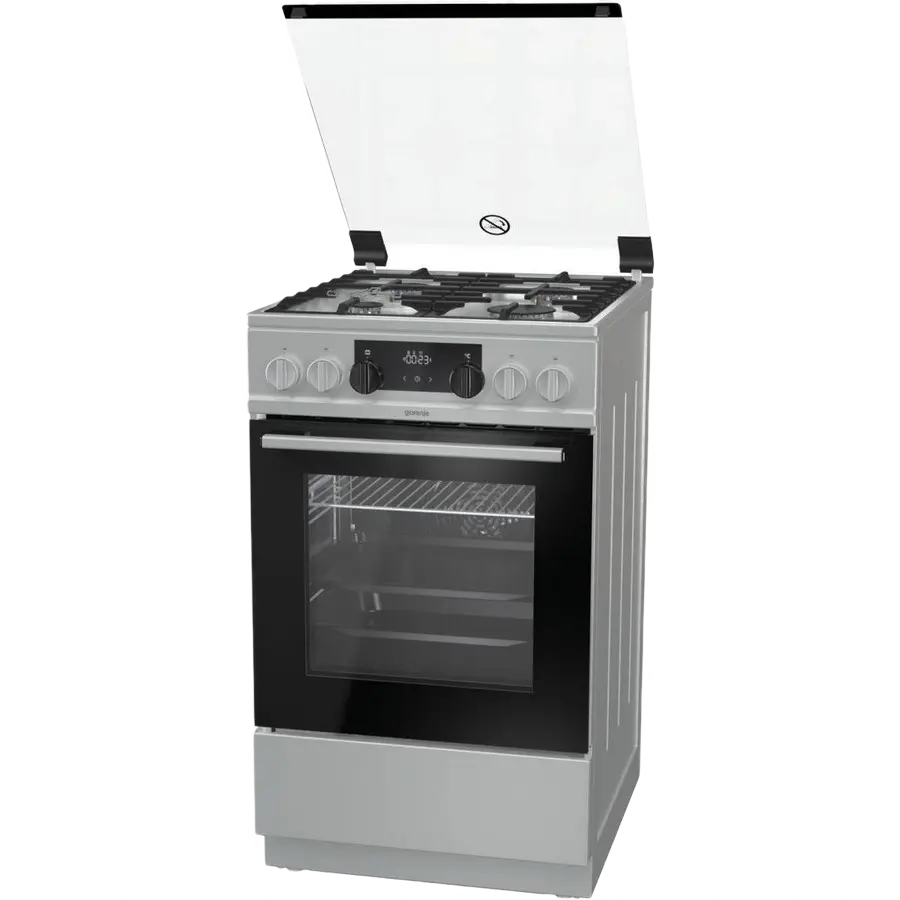 Комбинированная плита Gorenje K5341XF Нержавеющая сталь