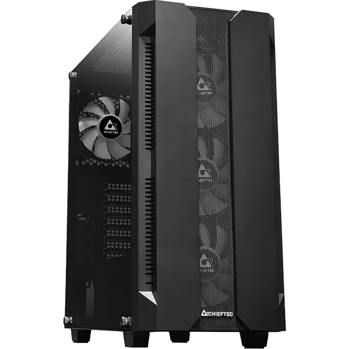 Компьютерный корпус Chieftec GS-01B-OP Midi-Tower Черный