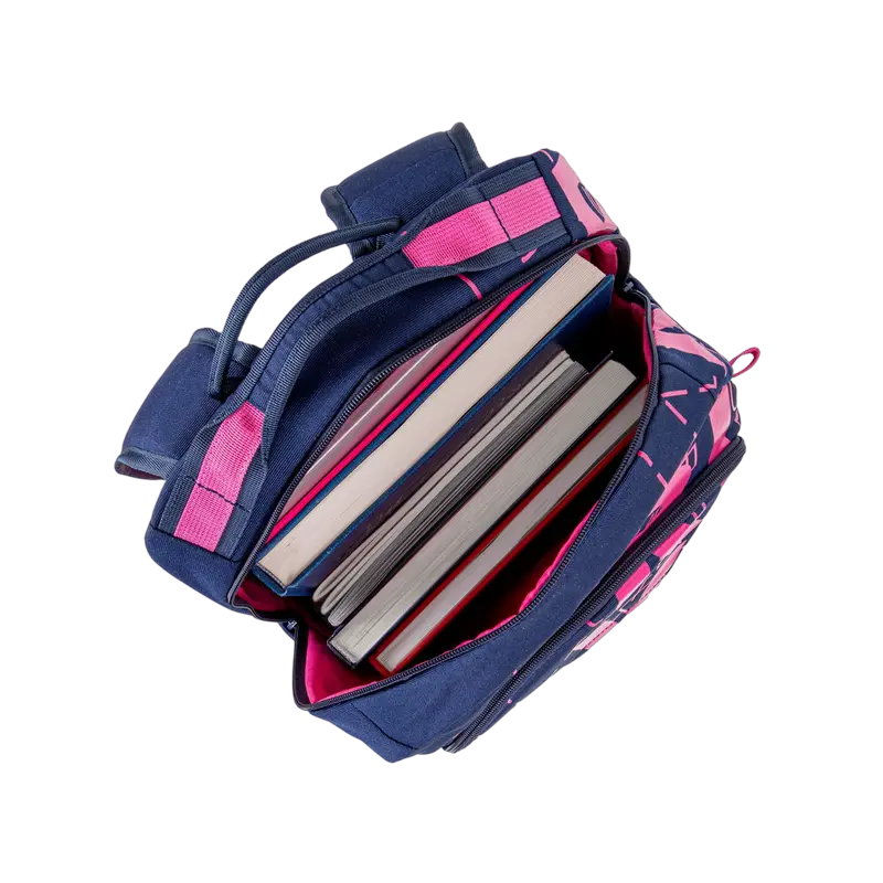 Повседневный рюкзак Rivacase Heide Темно-синий/Розовый