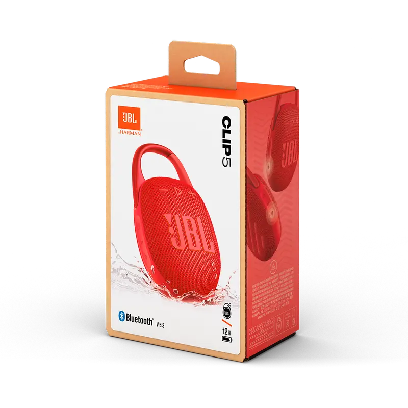 Портативная колонка JBL Clip 5 Красный