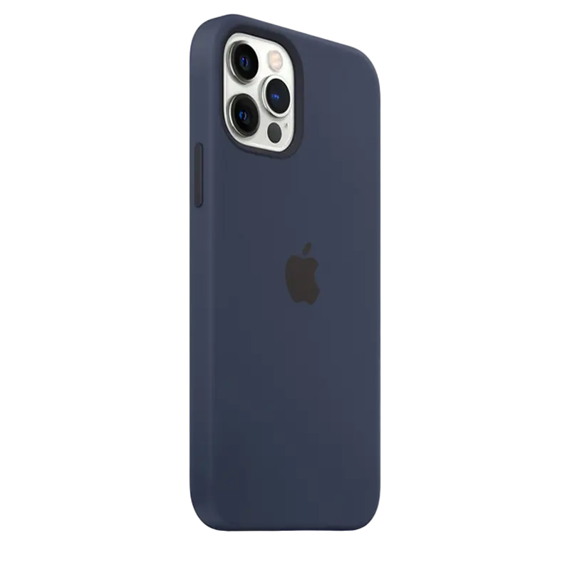 Чехол Apple iPhone 12/12 Pro Silicone Case MagSafe Силиконовый Чехол Deep Navy