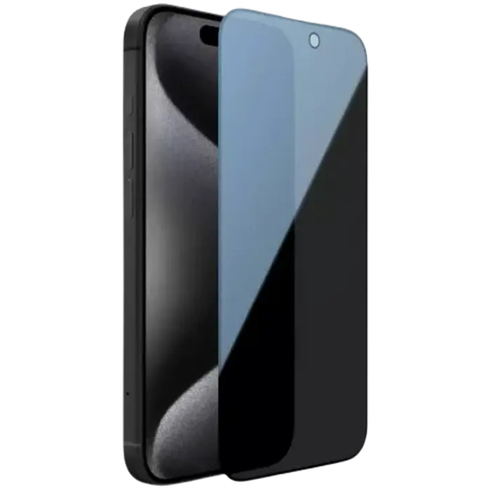 Защитное стекло Nillkin Apple iPhone 15 Plus Tempered Glass Guardian Full Privacy Guardian Full Privacy Черный