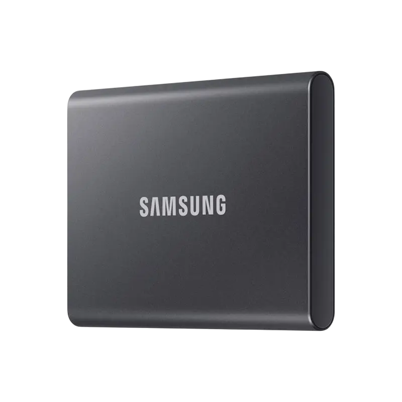 Внешний портативный SSD накопитель Samsung T7 4 ТБ Titan Gray
