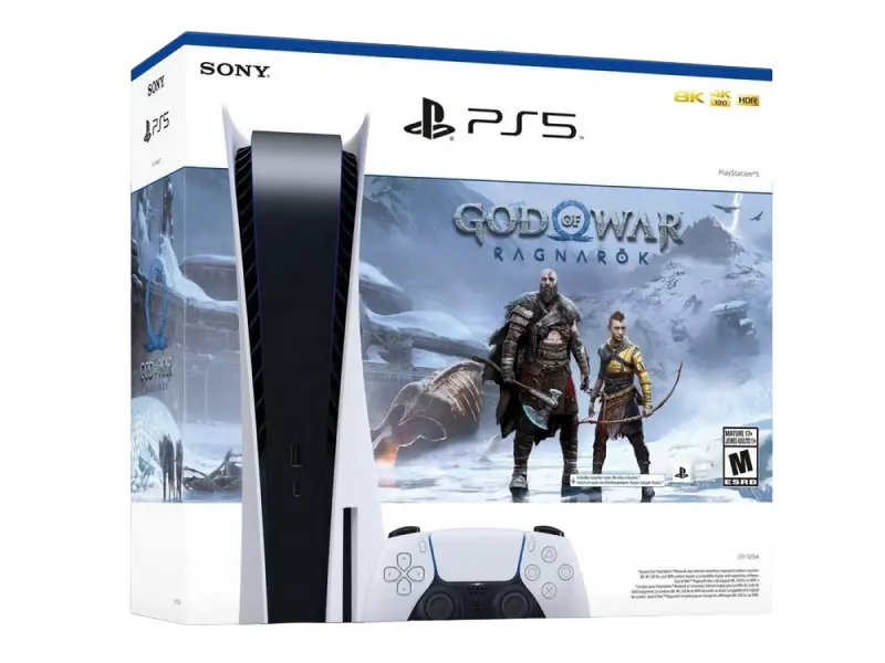 Игровая консоль SONY PlayStation 5 + GoW Ragnarok Белый