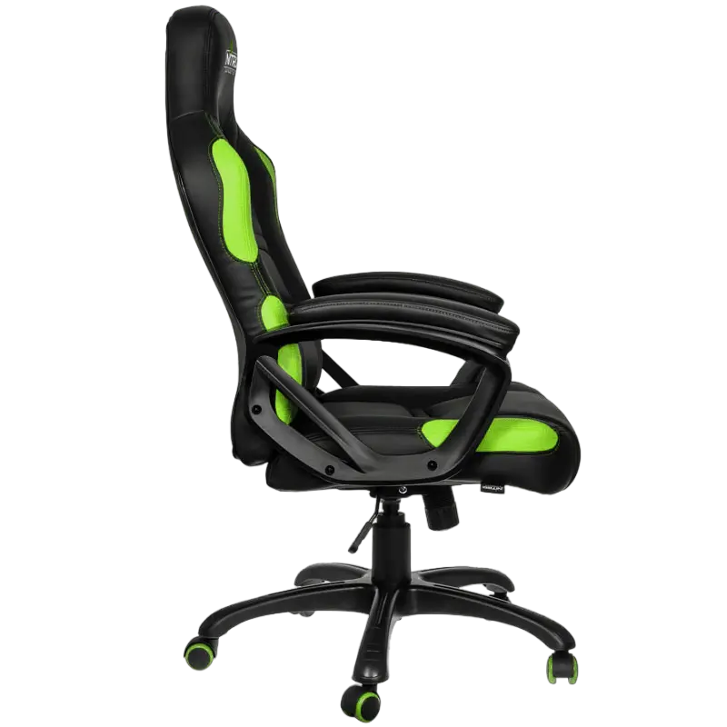 Игровое кресло Gamemax GCR07 Искусственная кожа Черный/Зеленый