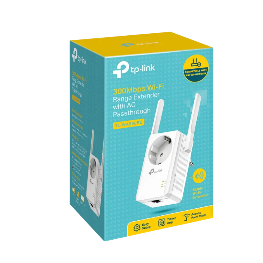 Amplificator de semnal Wi‑Fi TP-LINK TL-WA860RE Alb