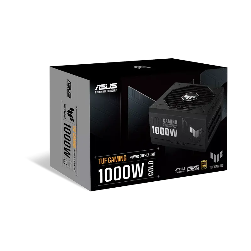 Tip Блок питания для компьютеров ASUS TUF GAMING 1000W GOLD ATX Черный